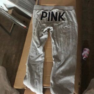 VS PINK grey sweatpants